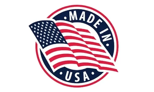 Made in USA seal as shown by the brand